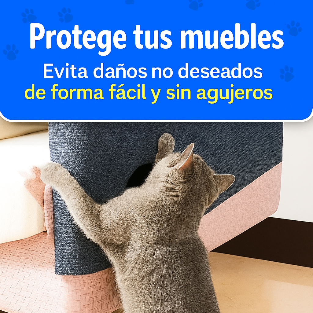 Alfombra Adhesiva Protectora para Gatos